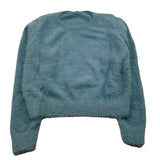 LU LU BY MISS GRANT maglia girocollo tinta unita Azzurro per Bambina LL3240 AZZURRO LU LU BY MISS GRANT 