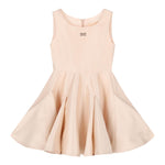 Elisabetta Franchi Abito Tinta Unita Giromanica per Bambina EFAB616 ROSA ELISABETTA FRANCHI 