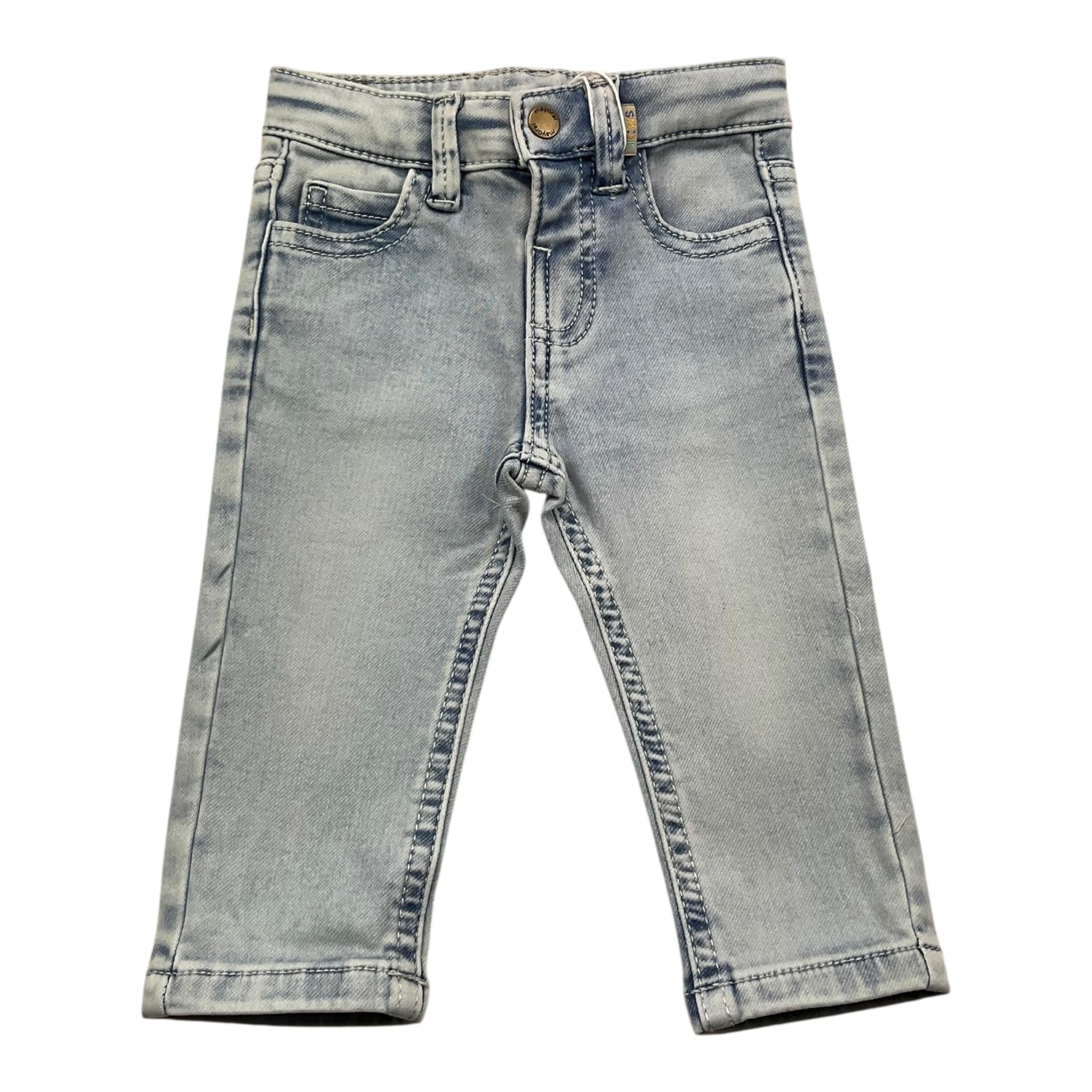 MAYORAL jeans tinta unita con girovita regolabile Azzurro per Neonato 1552 AZZURRO MAYORAL 