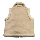 SAINT BARTH giubbino smanicato tinta unita con zip Beige per Bambina HES002 BEIGE SAINT BARTH 