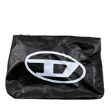 Diesel Pochette Tinta Unita con Zip E Logo per Bambina J02130 NERO DIESEL 