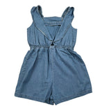 Please Tuta Intera Giromanica Tinta Unita per Neonata TC14010G71 AZZURRO PLEASE 