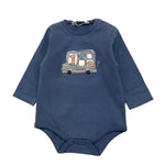 MAYORAL body tinta unita con stampa e maniche lunghe Blu per Neonato 27144 BLU MAYORAL 