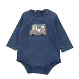 MAYORAL body tinta unita con stampa e maniche lunghe Blu per Neonato 27144 BLU MAYORAL 
