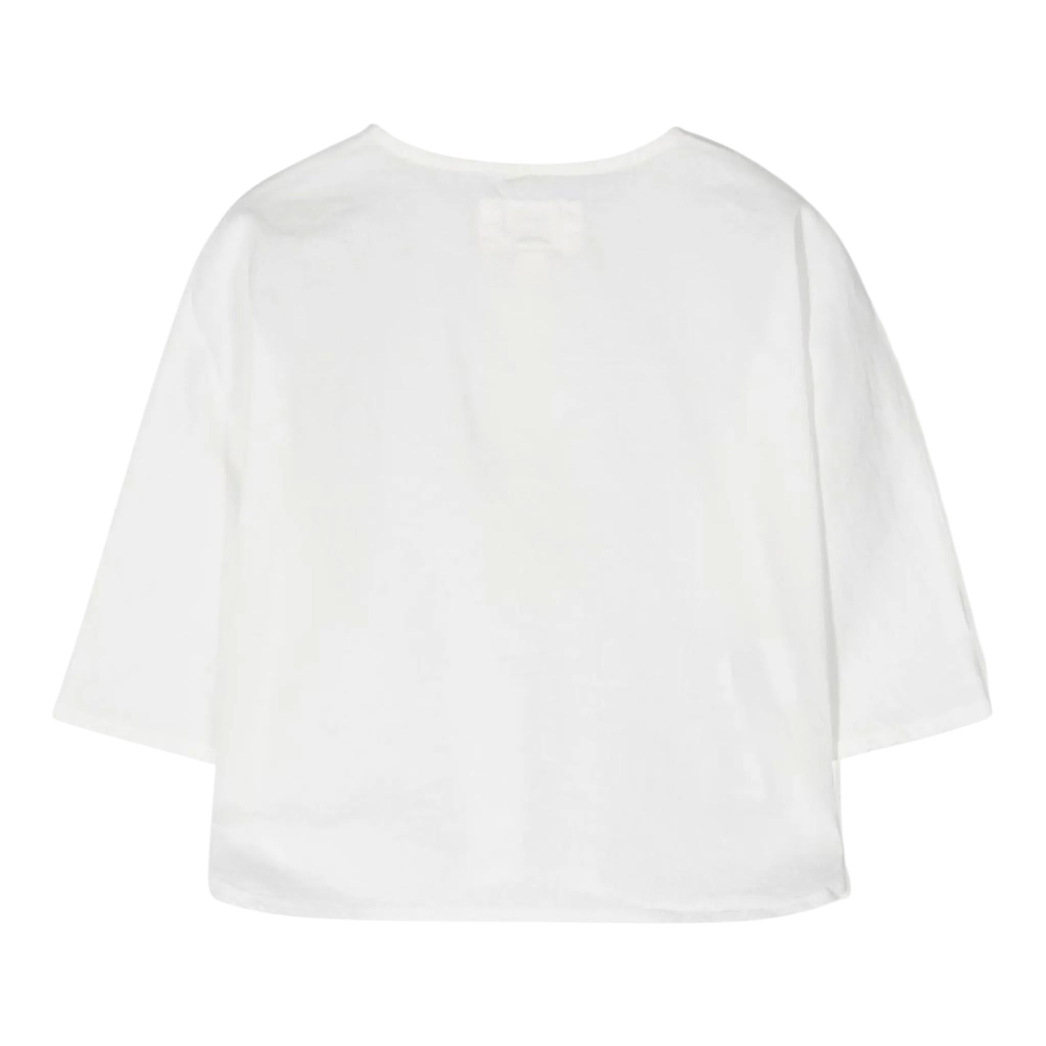 Teddy E Minou Camicia Manica Lunga Tinta Unita per Neonato E25CI007C6039 BIANCO TEDDY E MINOU 