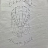 ELEVENTY shirt girocollo tinta unita con stampa Bianco per Bambino EV8P20 BIANCO ELEVENTY 