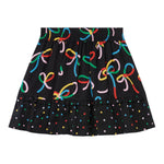 STELLA McCARTNEY gonna tinta unita con stampa fantasia Nero per Neonata TV7B91N NERO STELLA McCARTNEY 