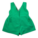 Petit Posh Tuta Intera Tinta Unita Giromanica per Bambina GFBS25023TUX VERDE PETIT POSH 
