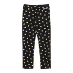 MOSCHINO leggins tinta unita con stampa cuori Nero per Bambina MDP039J NERO MOSCHINO 