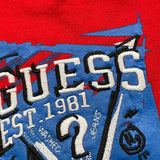 GUESS maglia girocollo tinta unita con stampa Rosso per Neonato N4YR03Z2VV0XXX ROSSO GUESS 