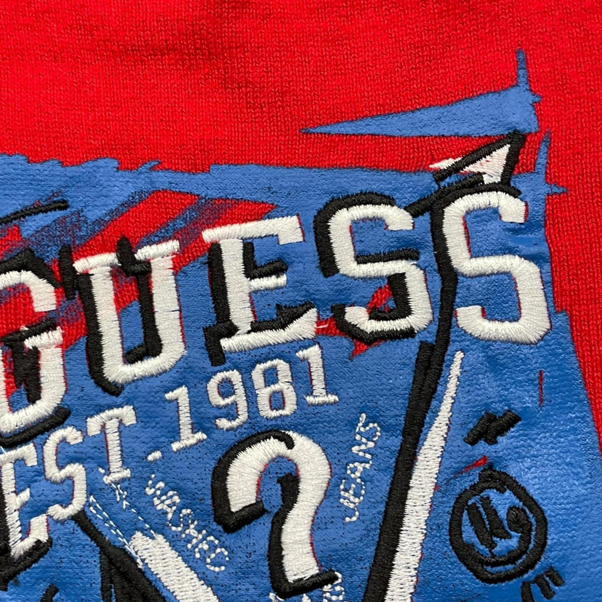 GUESS maglia girocollo tinta unita con stampa Rosso per Neonato N4YR03Z2VV0XXX ROSSO GUESS 