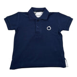 Trussardi Polo Mezza Manica Tinta Unita con Stampa per Neonato TIP23070PO BLU TRUSSARDI 