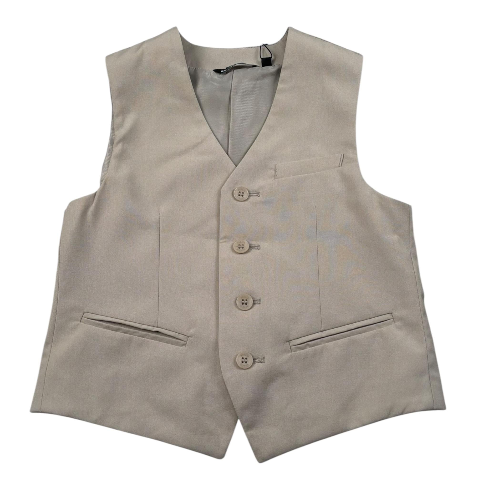 Antony Morato Gilet Tinta Unita per Bambino MKVS00008 BEIGE ANTONY MORATO 