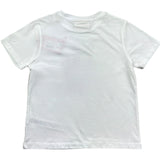 Saint Barth T-Shirt Girocollo Tinta Unita con Stampa per Bambina LEOPERD BIANCO SAINT BARTH 