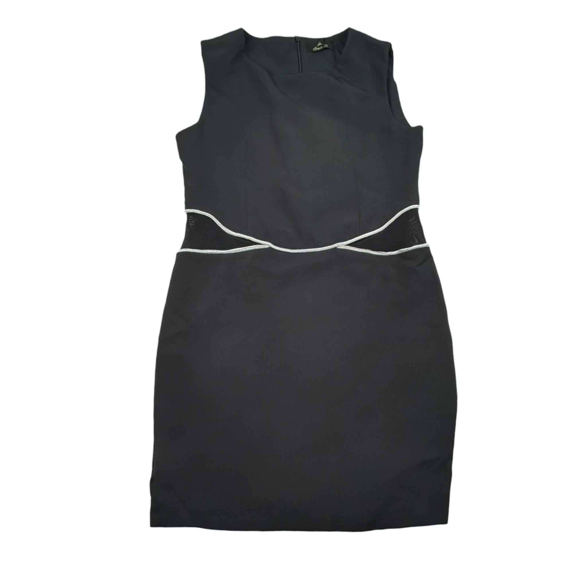 Fun & Fun Abito Giromanica Tinta Unita per Bambina FNCJDR00981XX NERO FUN & FUN 