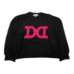 DIXIE maglia girocollo tnta unita con stampa logo Nero per Bambina NB31230G42 NERO DIXIE 