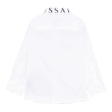 Trussardi Camicia Tinta Unita con Logo per Neonato TIP25091CAN BIANCO TRUSSARDI 