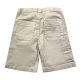 Zhoe &amp; Tobiah Solid Color Elastic Waist Bermuda Shorts Beige For Baby