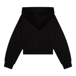 Calvin Klein Felpa con Zip E Cappuccio Tinta Unita per Bambina IG0IG02824 NERO CALVIN KLEIN 