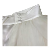 Nunzia Corinna Set Gonna-Short Tinta Unita In Tulle per Bambina NJ6515631 BIANCO NUNZIA CORINNA 