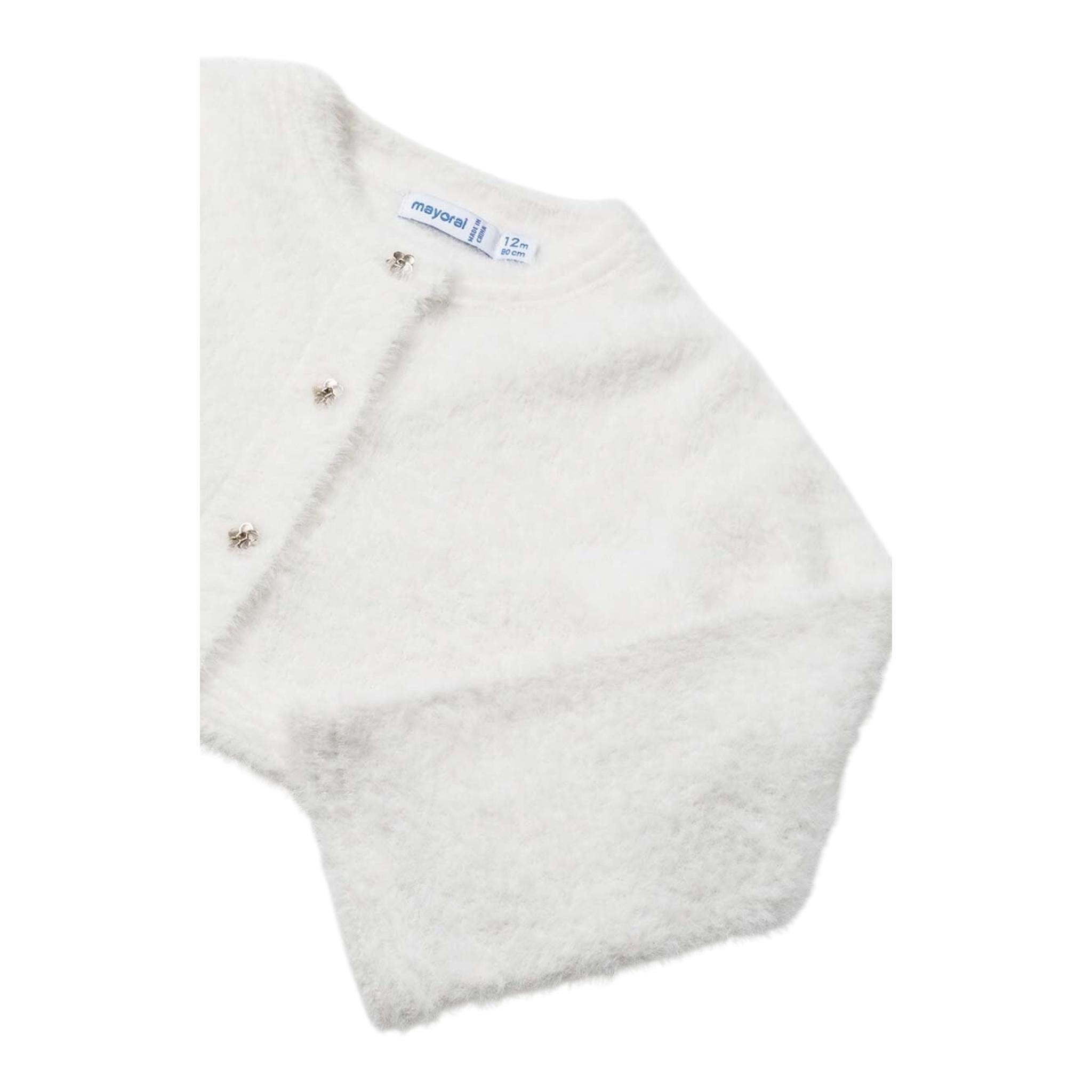 MAYORAL coprispalle tinta unita in pelliccia Bianco per Neonata 2325X BIANCO MAYORAL 