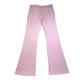 Stella Mccartney Solid Color Adjustable Waist Flared Pants Pink For Girls