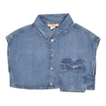 Liu Jo Camicia Giromanica In Denim  per Bambina GA5103XX BLU LIU JO 