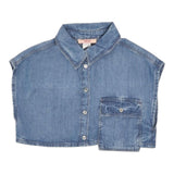 Liu Jo Camicia Giromanica In Denim  per Bambina GA5103XX BLU LIU JO 