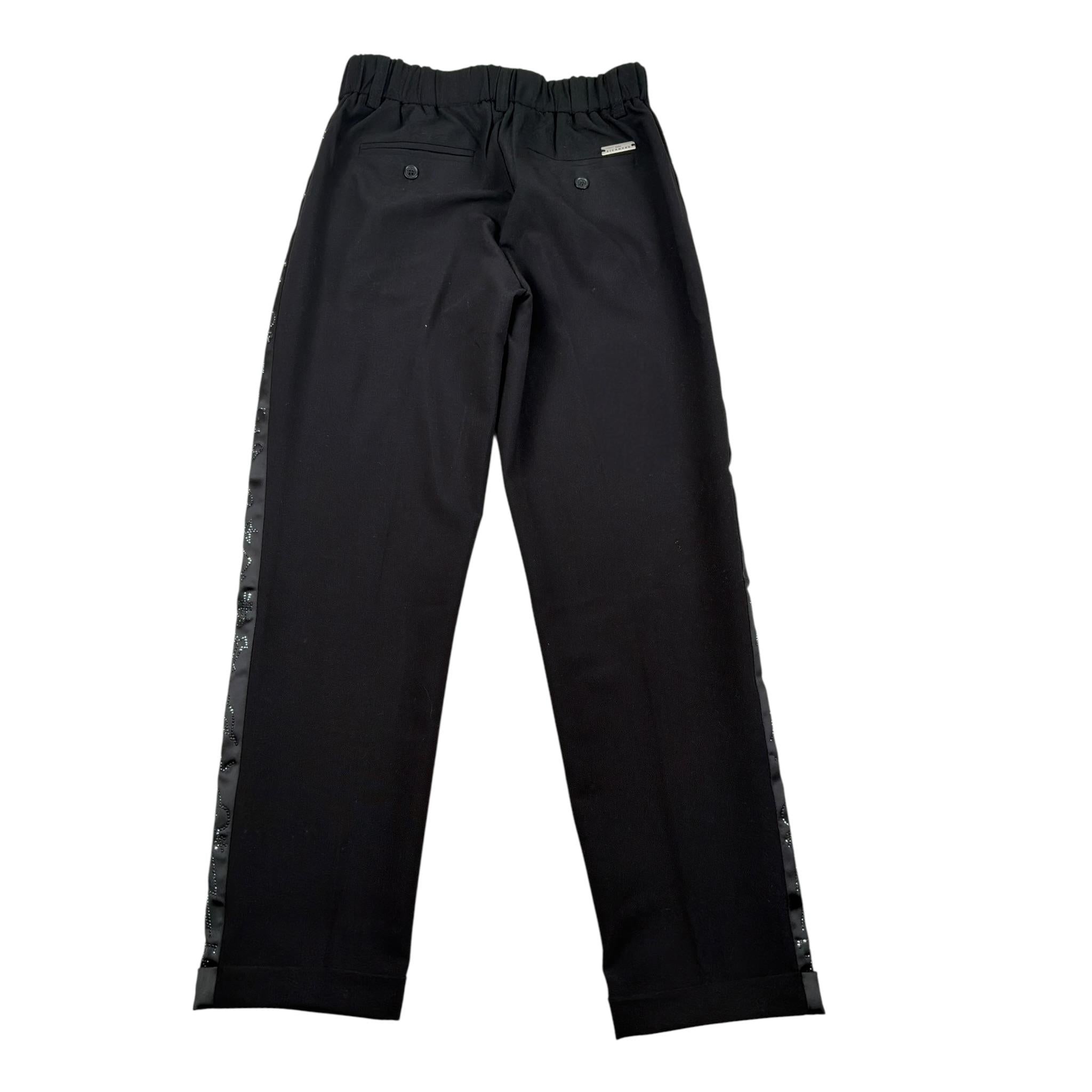 John Richmond Pantalone tinta unita con Elastico In Vita Nero per Bambino RBP24094PA NERO JOHN RICHMOND 