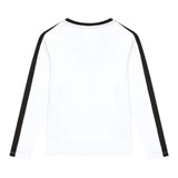 EMPORIO ARMANI shirt girocollo tinta unita con stampa Bianco per Bambino 6RBT65 BIANCO EMPORIO ARMANI 