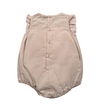 Elisabetta Franchi Pagliaccetto Tinta Unita con Rouches per Neonata ENPG045 ROSA ELISABETTA FRANCHI 