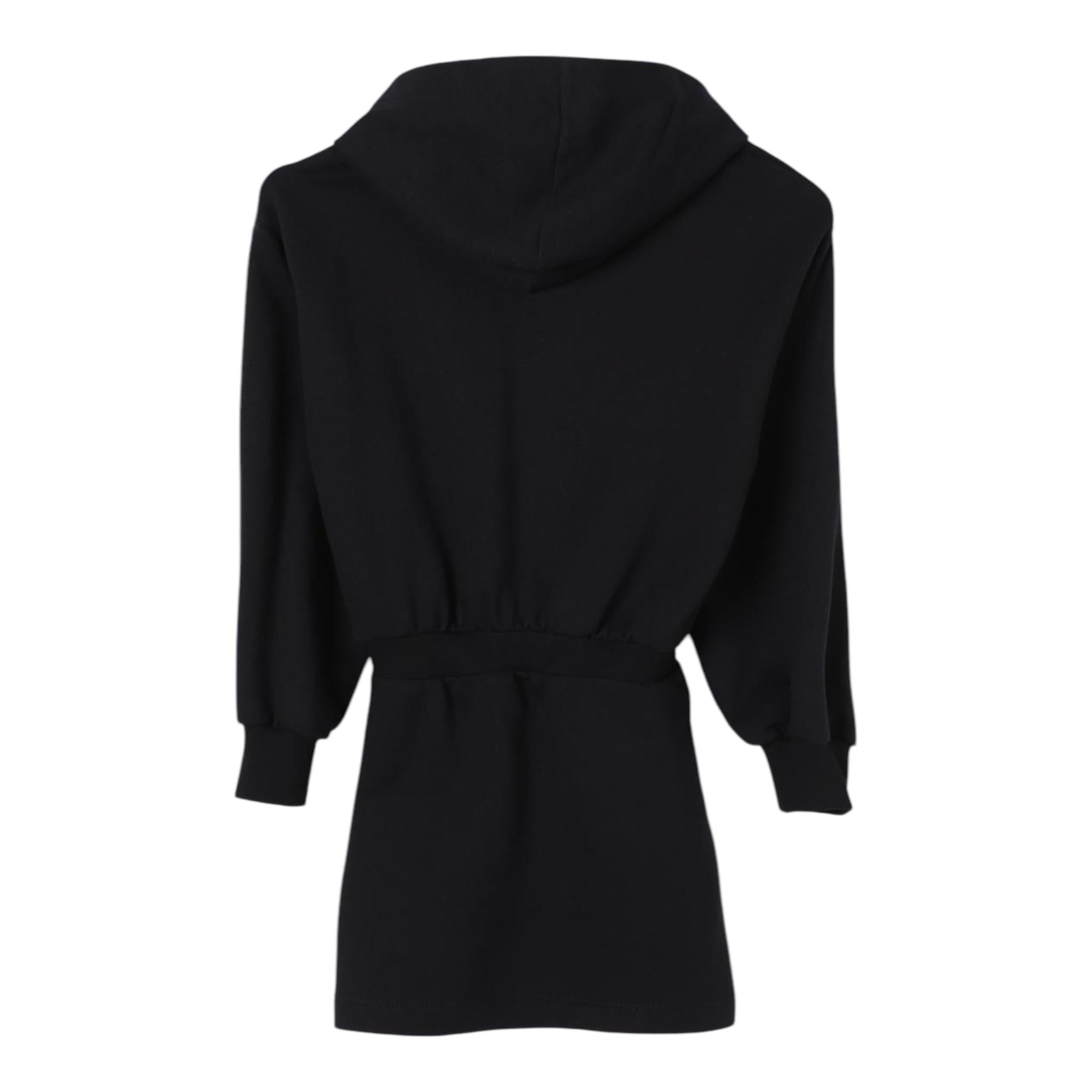 ELISABETTA FRANCHI abito felpa con cappuccio tinta unita Nero per Bambina EFAB542 NERO ELISABETTA FRANCHI 