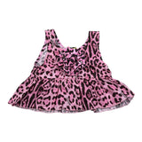 4Giveness Top Tinta Unita con Fantasia Maculata per Neonata FGCN3956 ROSA 4GIVENESS 