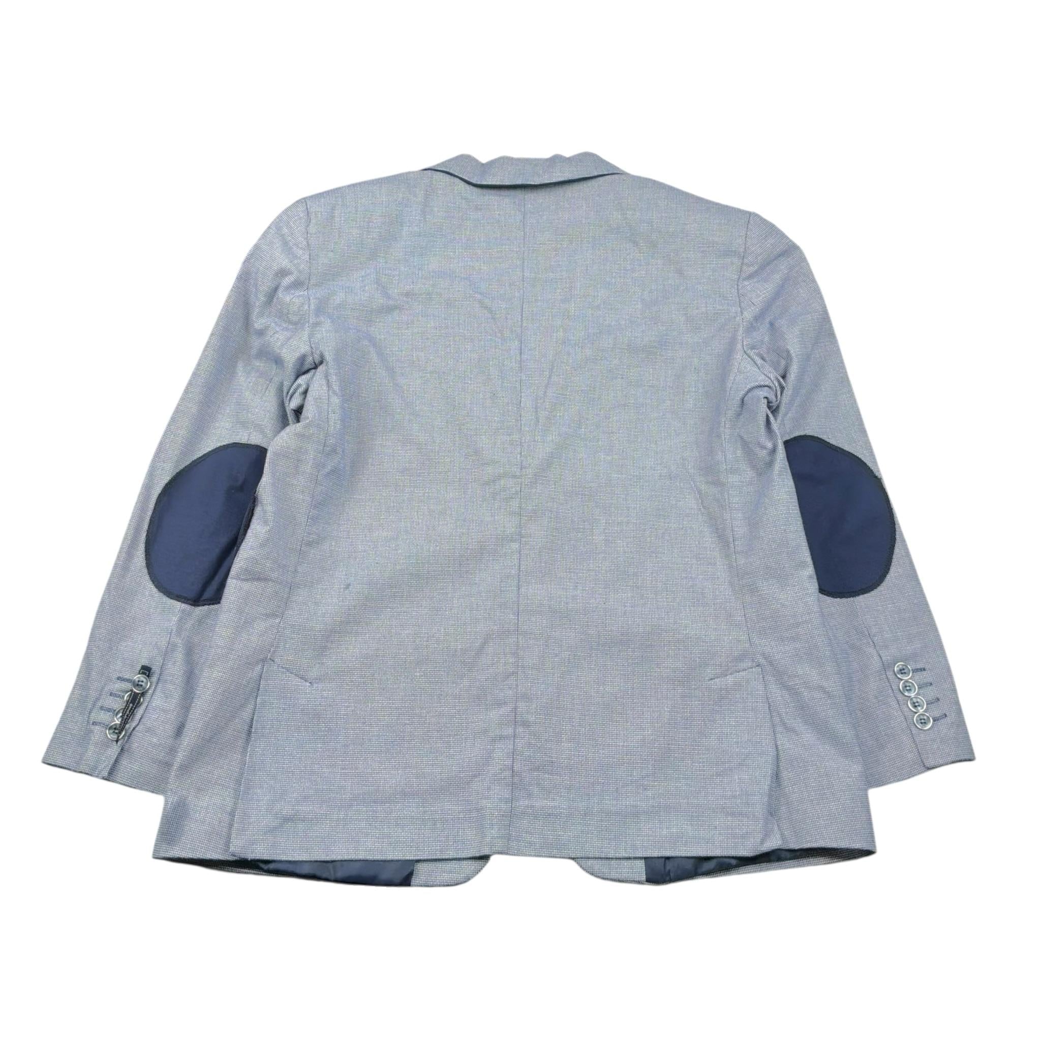 Qdk Giacca Tinta Unita con Microfantasia per Bambino 707919 AZZURRO QDK 