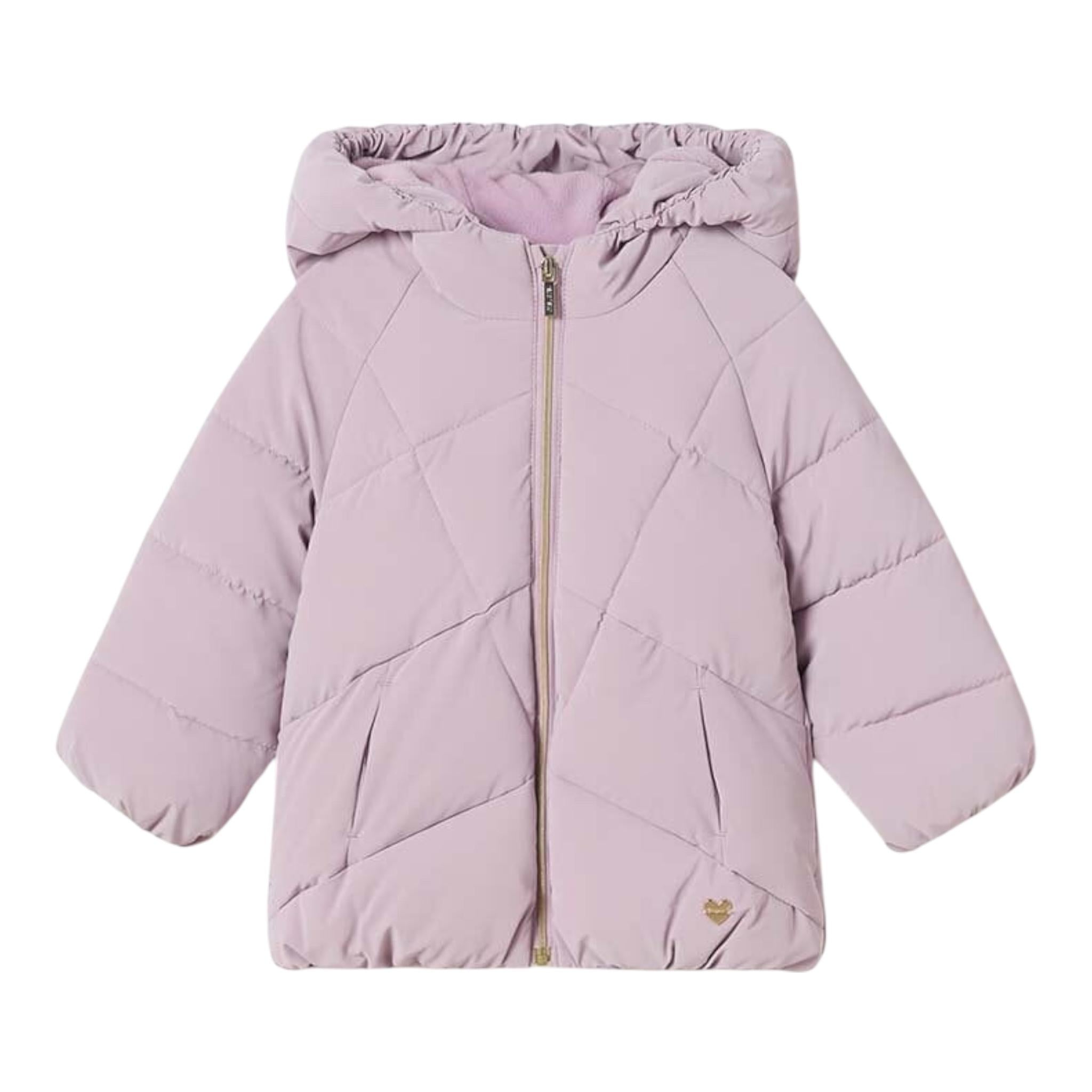 MAYORAL giubbino tinta unita con zip e cappuccio Lilla per Bambina 2482J LILLA MAYORAL 
