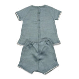 Paz Rodriguez Completo 2 Pezzi T-Shirt-Culotte per Neonato 003122672 AZZURRO PAZ RODRIGUEZ 
