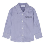 TRUSSARDI camicia manica lunga fantasia  a righe Bianco/azzuro per Neonato TIA24171CAN BIANCO/AZZURRO TRUSSARDI 