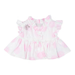 Monnalisa Camicia Mezza Manica Tina Unita per Neonata 31A301 BIANCO MONNALISA 