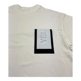 Yes London T-Shirt Girocollo Tinta Unita con Taschino per Bambino TSHTT PANNA YES LONDON 