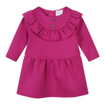 CARRE'MENT BEAU abito girocollo tinta unita manica lunga Fuxia per Neonata Y30195 FUXIA CARRE'MENT BEAU 