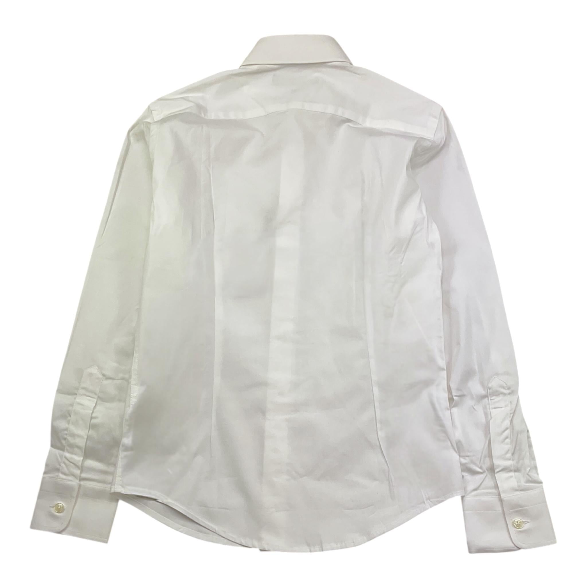 C12 Camicia Manica Lunga Tinta Unita per Bambino CMC219 BIANCO C12 