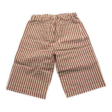 Zhoe &amp; Tobiah Red Striped Solid Color Bermuda Shorts For Boys