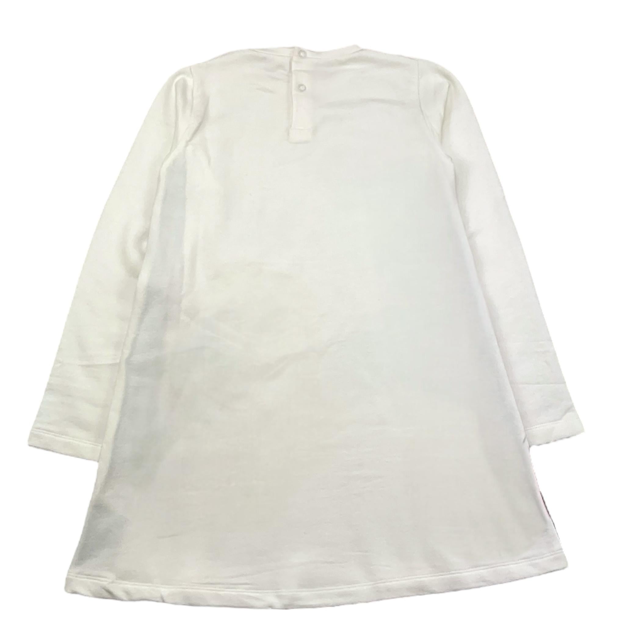EMC abito manica lunga tinta unita con stampa titti Panna per Bambina WA0029 PANNA EMC 