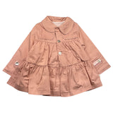 Valentina Bebes Long Sleeve Solid Color Pink Dress For Baby Girl