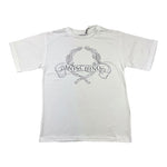 MOSCHINO t-shirt girocollo tinta unita con stampa Bianco per Bambino HZM05G BIANCO MOSCHINO 