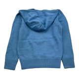 SAINT BARTH maglia tinta unita con cappuccio e stampa Azzurro per Bambina MEG0008 AZZURRO SAINT BARTH 