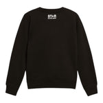 Golden Goose Felpa Chiusa Girocollo Tinta Unita per Bambino GKP01271 NERO GOLDEN GOOSE 