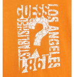 Guess T-Shirt Tinta Unita con Stampa per Neonato N3GI00K8HM0 ARANCIONE GUESS 