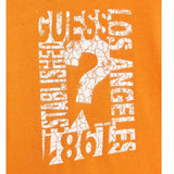 Guess T-Shirt Tinta Unita con Stampa per Neonato N3GI00K8HM0 ARANCIONE GUESS 