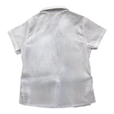 Daniele Alessandrini Shirt Half Sleeve Solid Color White For Newborn